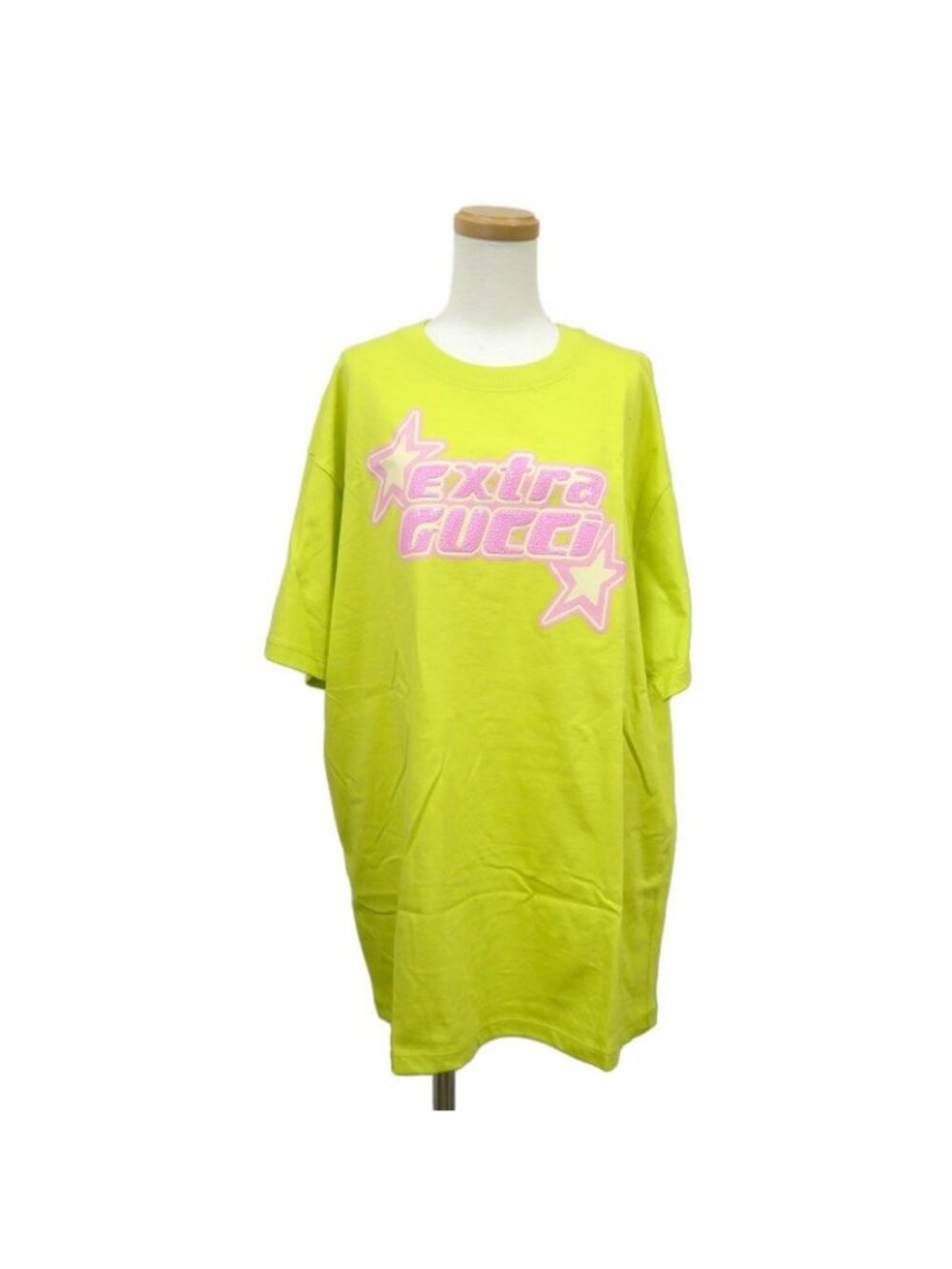 Gucci Sequins T-Shirt Yellow Short Sleeve M